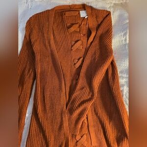 Rust Orange Women's Sweater